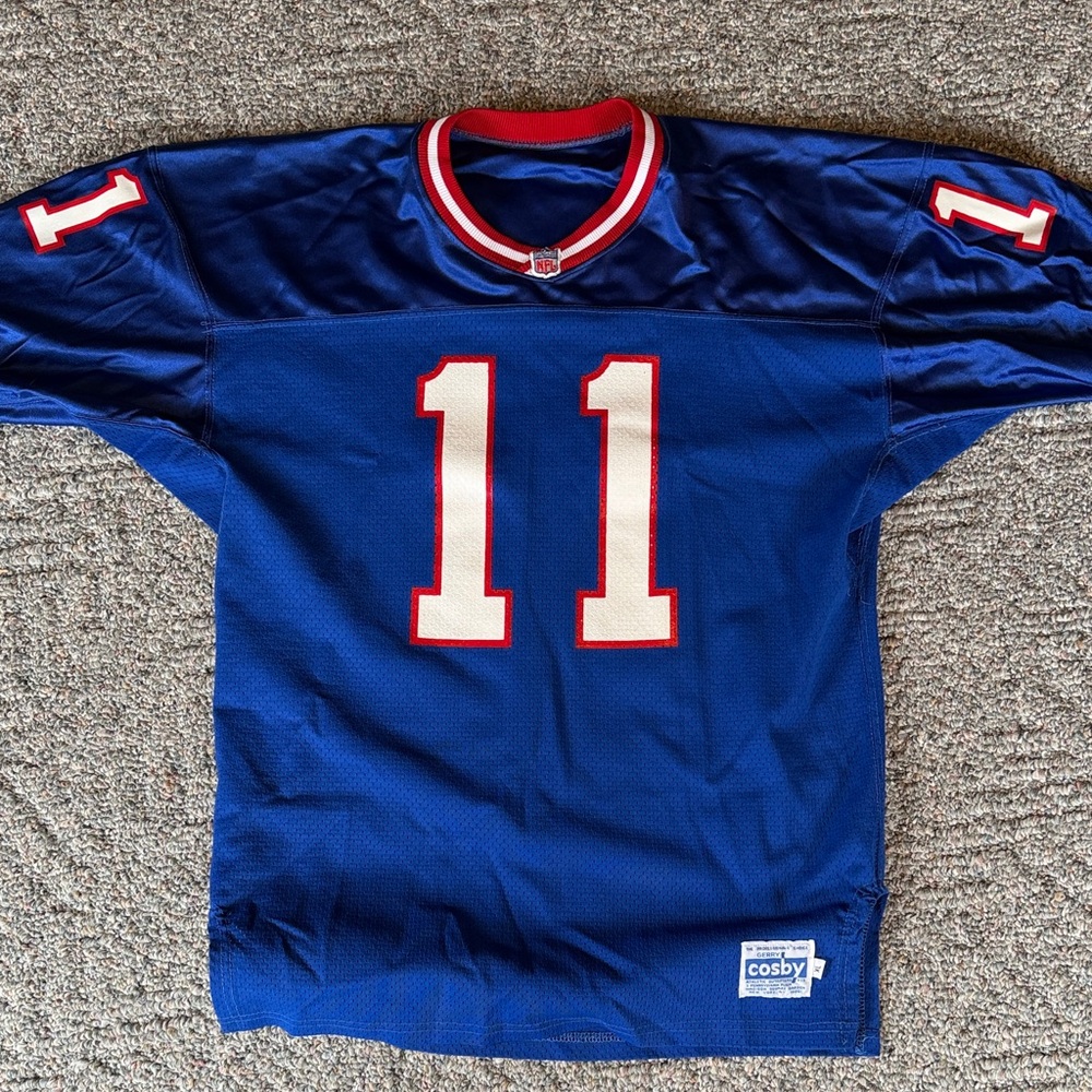 Authentic Pro NY Giants Jersey 1989 Phil Simms Size XL Gerry Cosby